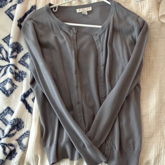Gray Button-Up Cardigan - Picture 1 of 1